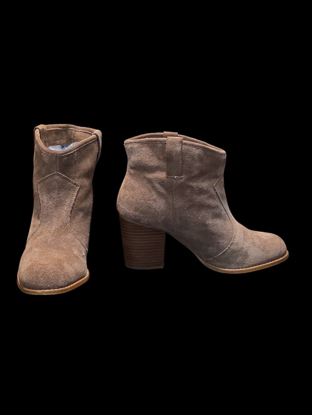 Splendid Size 9.5 Chunky Suede Booties No Box